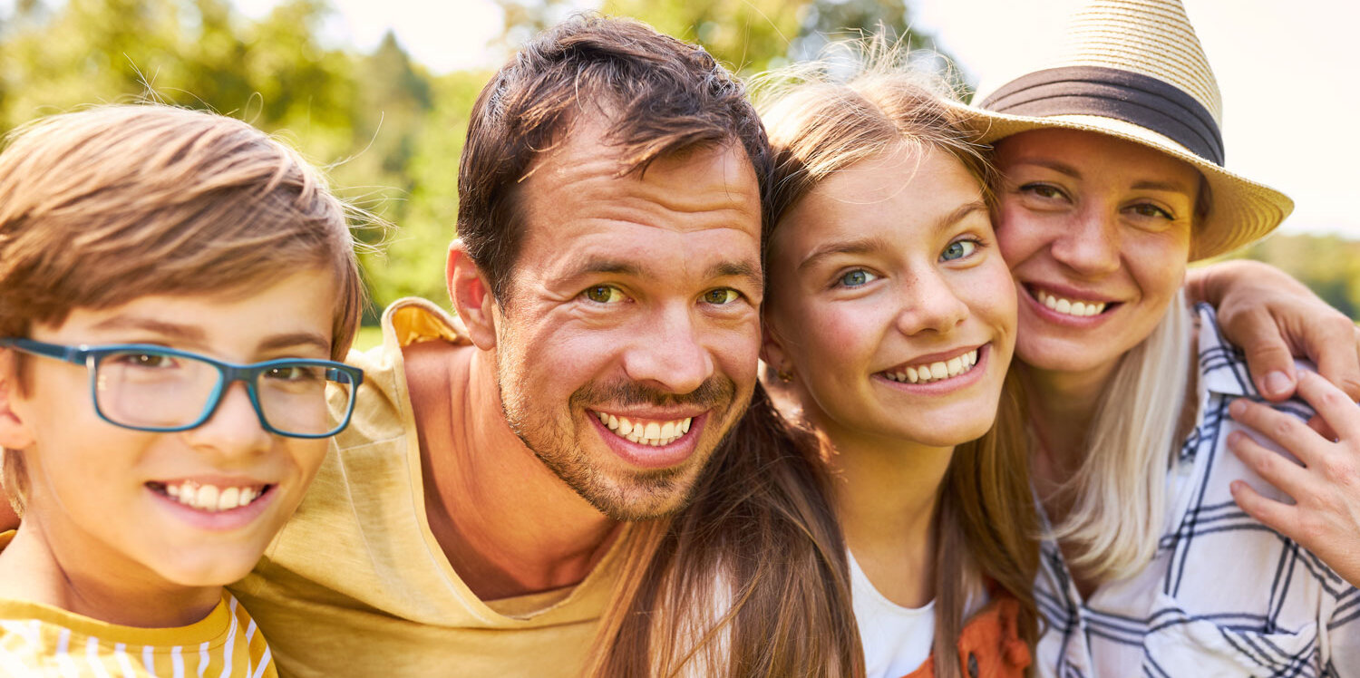 Foto einer Familie